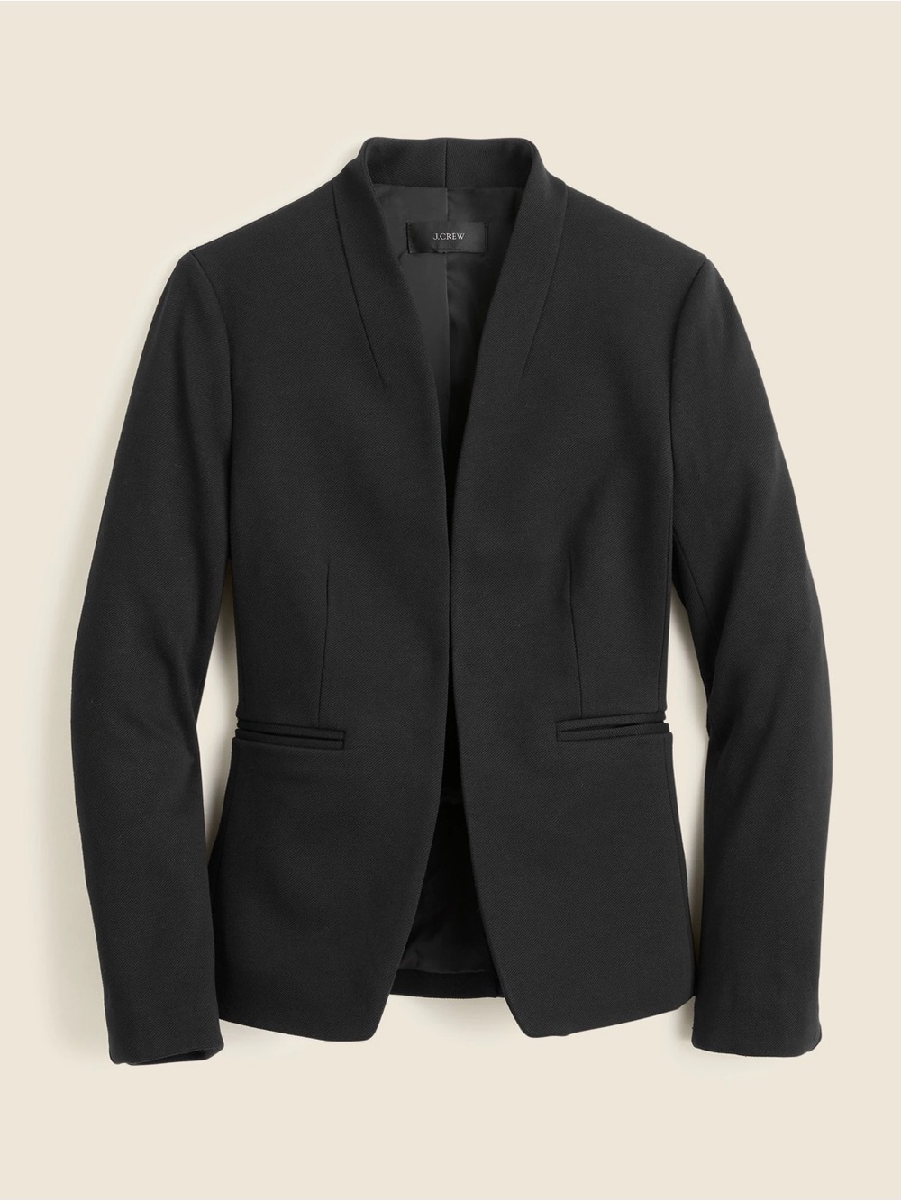 J Crew Plus Size Going Out Blazer in Black Stretch Twill SZ 20